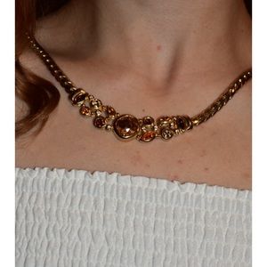 Vintage Christian Dior Necklace and Earrings Set